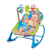 Load image into Gallery viewer, Baby Chair Cartoon Deluxe Bouncer - Blue

