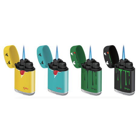 4 pack Zengaz Jet Flame Lighter Hungry Design Buy Online in Zimbabwe thedailysale.shop