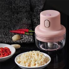 Load image into Gallery viewer, Wireless Electric Meat Mincer Vegetable Garlic Chopper Machine
