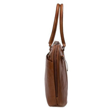 Load image into Gallery viewer, Mally Bags Ladies Laptop Bag in Toffee
