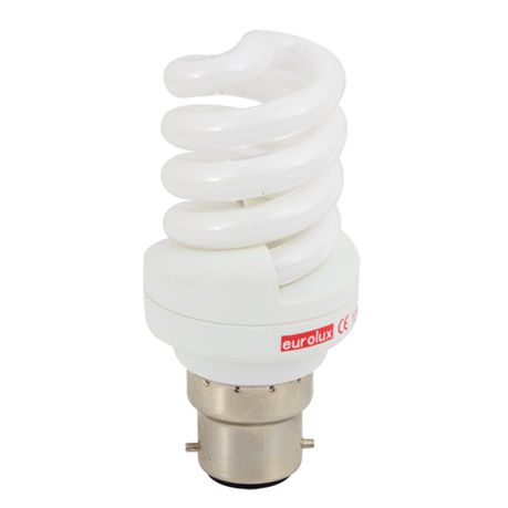 Eurolux Lamp CFL Spiral 12W B22 Cw