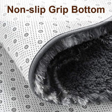 Load image into Gallery viewer, Light Rug Shaggy Fluffy Carpets(Dark Grey)
