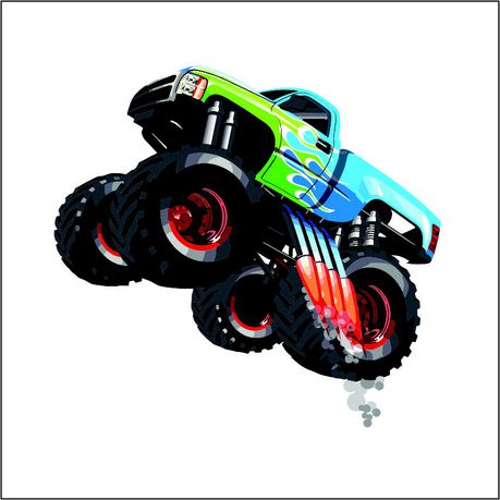 Monster Truck Wall Decal