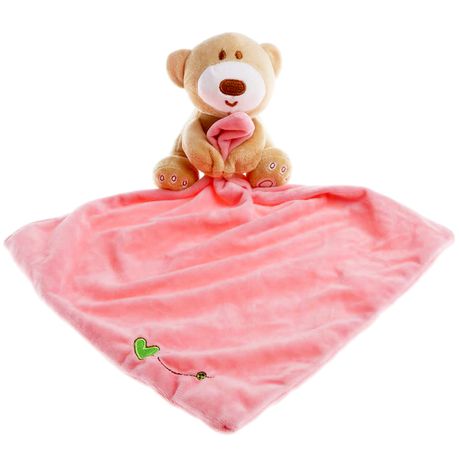 Soft Infant Baby Nursery Security Bear Blanket Lovey Toy Towel - Bear Buy Online in Zimbabwe thedailysale.shop