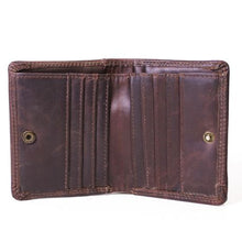 Load image into Gallery viewer, Nuvo - 141 Genuine Leather Men's bi Fold Wallet - Brown
