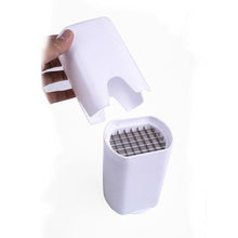 Load image into Gallery viewer, Stainless Steel Potato Fruit Vegetable Slicer Chopper - White
