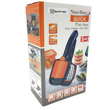Load image into Gallery viewer, Bufftee Nicer Dicer Quick Slicer for Food - Cheese Dicer
