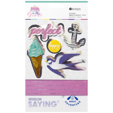 Splendid Layered Sticker Pack (3 Sheets) Buy Online in Zimbabwe thedailysale.shop