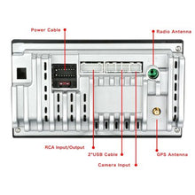 Load image into Gallery viewer, 2 DIN 7inch Android Car GPS Navigation Bluetooth CarPlay Android Auto
