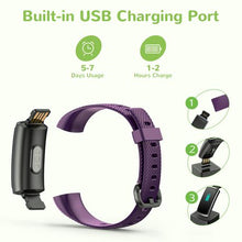 Load image into Gallery viewer, Letsfit - ID152 Fitness Tracker - Purple
