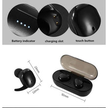 Load image into Gallery viewer, Wireless TWS4 Sweat, Dirt and Water Resistant Rechargeable Headphones
