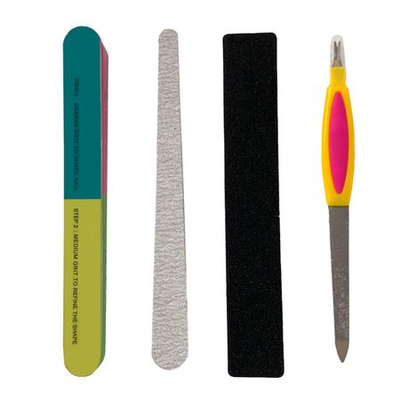 Nail File Set of 4 - Manicure / Pedicure