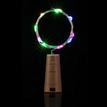 Load image into Gallery viewer, Wine Bottle Cork Flexible Wire LED String Lights
