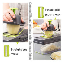 Load image into Gallery viewer, Multifunctional Vegetable Slicer and Grater with Blades and Cutters
