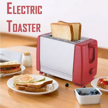 Load image into Gallery viewer, DH- 6 Browning Level Retro 2 Slice Electric Toaster - 700W
