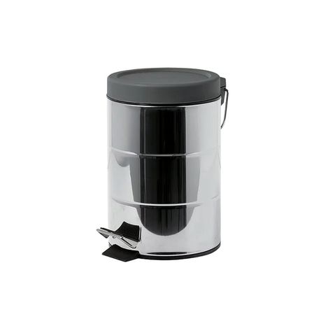 DH-Stainless Steel Decoronated dent design pedal bin with plastic lid-3Ltr Buy Online in Zimbabwe thedailysale.shop