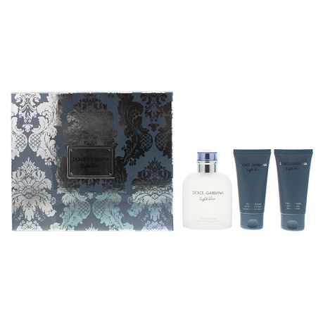 Dolce & Gabbana Light Blue Pour Homme 3 Piece Gift Set (Parallel Import) Buy Online in Zimbabwe thedailysale.shop