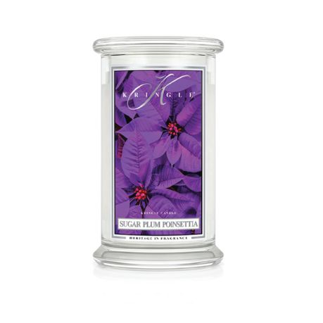 Kringle Candle - Sugar Plum Poinsettia - Large Jar Double Wick - 622g Buy Online in Zimbabwe thedailysale.shop