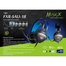 Load image into Gallery viewer, FOXXRAY 7.1 CH MusicX USB Gaming Headset
