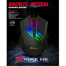 Load image into Gallery viewer, Pro Gamer XTRIKE GM-203 BK Wired Gaming mouse
