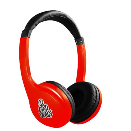 ProBass Elevate Series Headphones - Red
