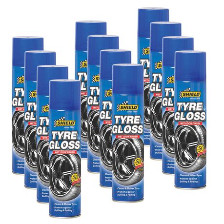 Shield Tyre Gloss - 400ml - 12 Pack Buy Online in Zimbabwe thedailysale.shop