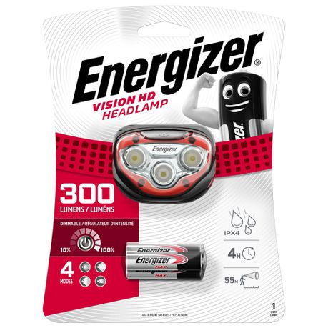 Energizer Vision HD Headlight (300 lumens) incl. 3x AAA