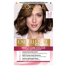 Load image into Gallery viewer, LOreal Excellence Creme 5.3 Natural Golden Brown
