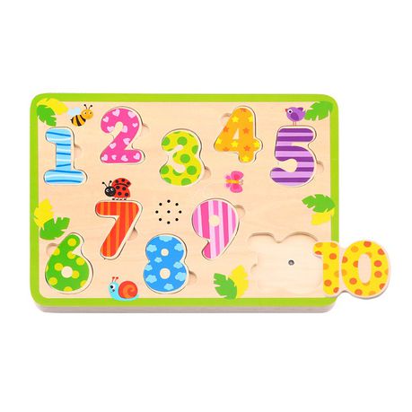 Nuovo Wooden Numbers Sound Puzzle Buy Online in Zimbabwe thedailysale.shop
