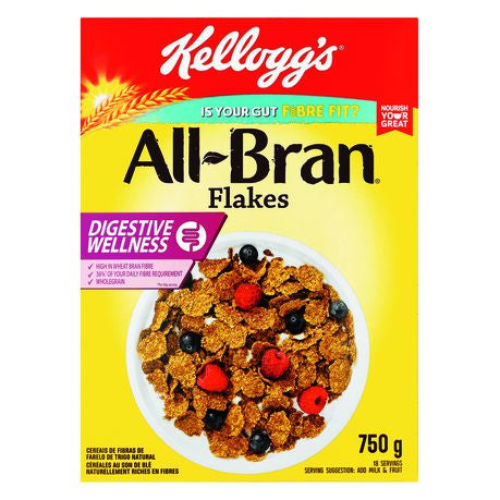 Kelloggs Cereal All Bran 750G