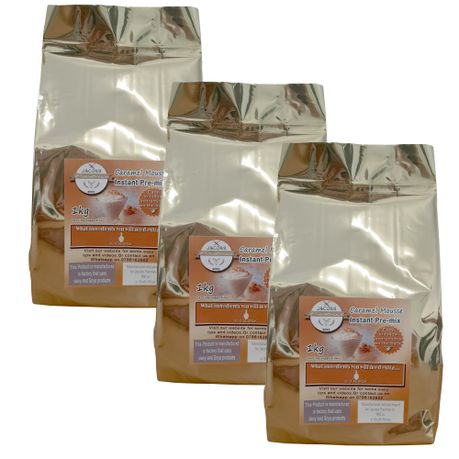 3x1Kg Caramel Mousse - Jacobs Pastries - Easy Pre-mix Buy Online in Zimbabwe thedailysale.shop