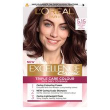 Load image into Gallery viewer, LOreal Excellence Creme 5.15 Natural Iced Brown
