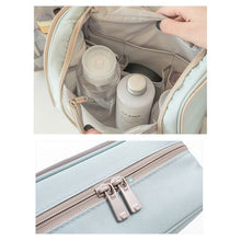 Load image into Gallery viewer, Olive Tree - Hanging Toiletry Bag Travel Cosmetic Organizer - Blue
