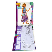 Load image into Gallery viewer, Fashion Design Sketchbook Blooming Creativity - Children's Sketch Pad
