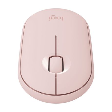 Logitech Pebble M350 Wireless Mouse - Bluetooth - USB - Slim - Silent - Rose Buy Online in Zimbabwe thedailysale.shop