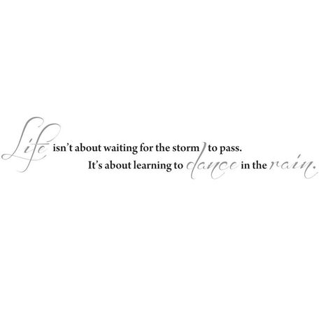 Fantastick - Dance In The Rain Vinyl Wall Poetry