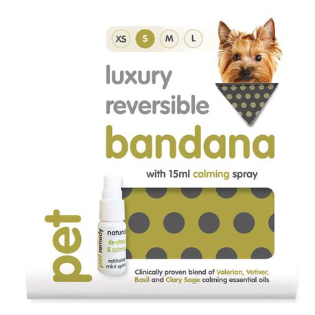Pet Remedy Bandana with 15ml Calming Spray for Small Dogs Buy Online in Zimbabwe thedailysale.shop