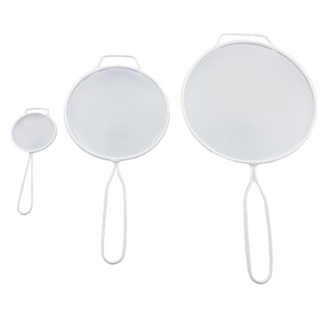 Le Patissier Kitchen Sieve - 3pce Set - White Buy Online in Zimbabwe thedailysale.shop