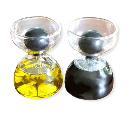 Oil & Vinegar dispenser set / Pipettes with rubber squeeze bulb