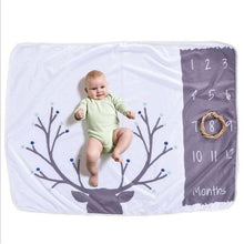 Load image into Gallery viewer, Milestone Baby Blanket - Deer
