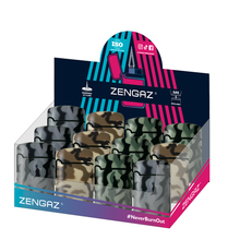 Load image into Gallery viewer, 12 Pack Zengaz Mega Jet Flame Lighter - Army Design
