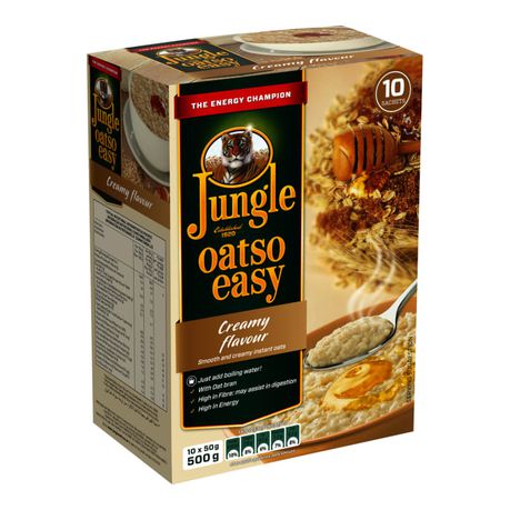 Jungle Oatso Easy Natural Flavour Instant Oats 500g Buy Online in Zimbabwe thedailysale.shop