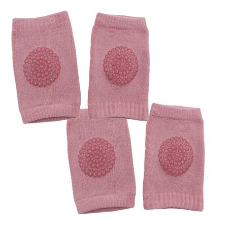 Cotton Baby Crawling Knee Pad Protectors for Babies 6months - Pink 2 pairs Buy Online in Zimbabwe thedailysale.shop