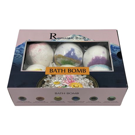 Essential Oil & Mineral Salts Bath Bombs - Set of 6 Buy Online in Zimbabwe thedailysale.shop