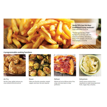 Load image into Gallery viewer, Digital Oil Free Air Fryer 1200W Multicooker 4.5L - Red

