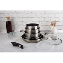 Load image into Gallery viewer, Berlinger Haus 12-Piece Marble Coating Cookware Set - Carbon Metallic
