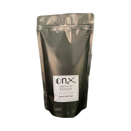 OnX Amethyst Bouquet Scented Epsom Salt Soak - 500g Buy Online in Zimbabwe thedailysale.shop