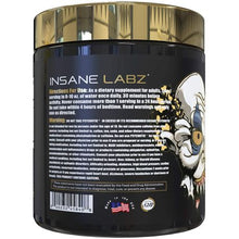Load image into Gallery viewer, Insane Labz Psychotic Gold Pre-Workout Powder Blue Punch - 190g
