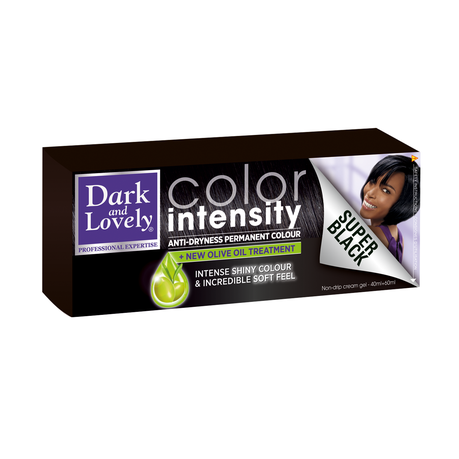 Dark and Lovely Color Intensity Permanent Color- Super Black