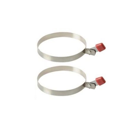 Egg Rings Set - Stainless Steel - 2 Ring Pieces Per Pack Buy Online in Zimbabwe thedailysale.shop